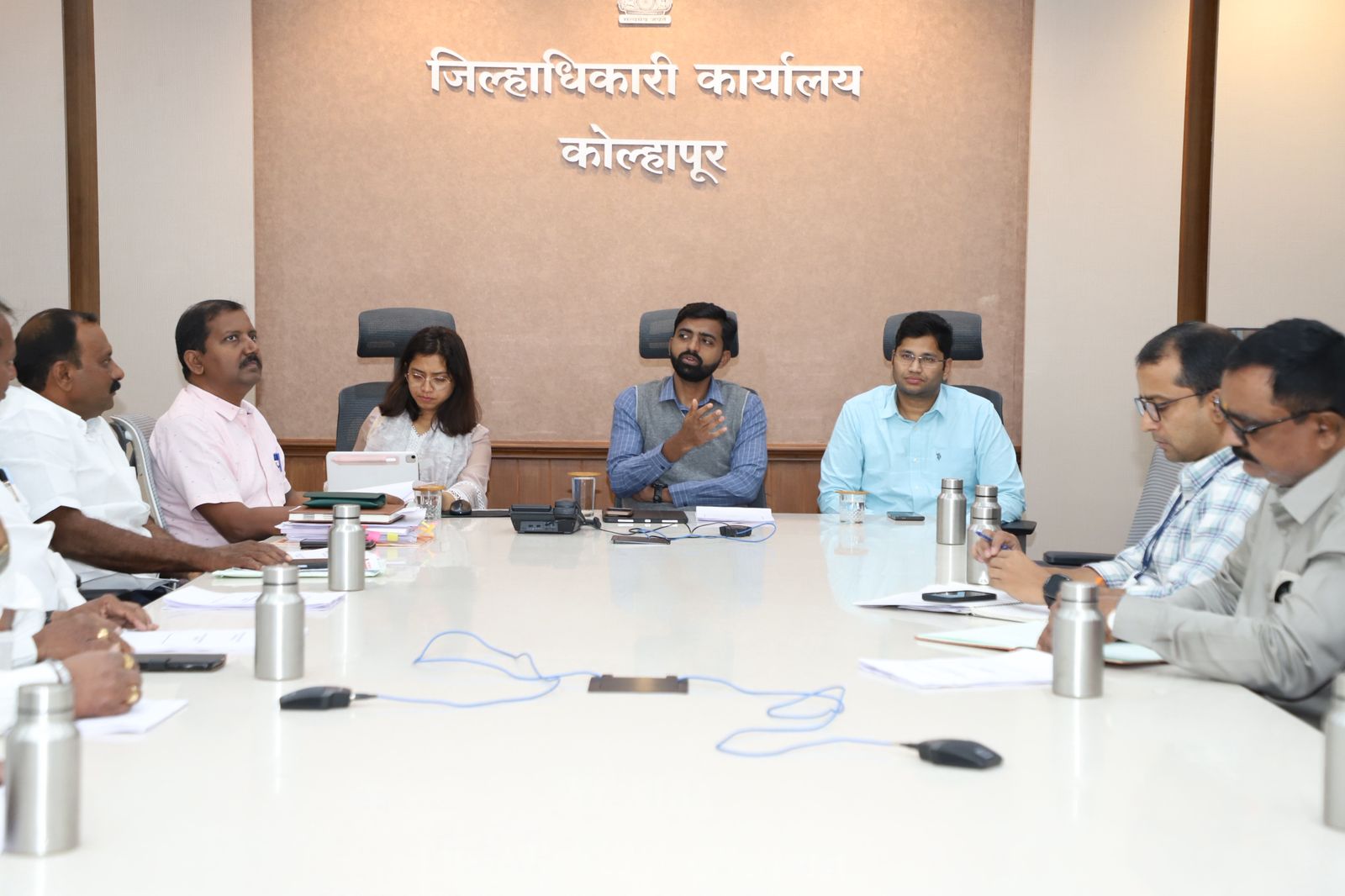 District Collector Amol Yedge appeals to strictly follow the code of conduct